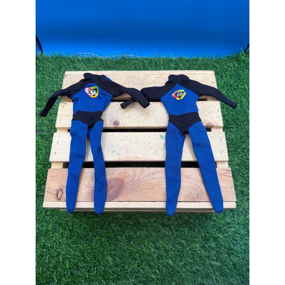 Vintage 1966 Ideal Captain Action Uniform Lot (2 Suits)